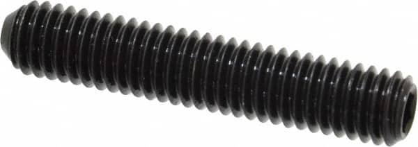 Holo-Krome - 3/8-16 UNC, 2" OAL, Cup Point Set Screw - Grade 8 Alloy Steel, 3/16" Key - Benchmark Tooling