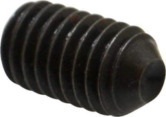 Holo-Krome - 7/16-14 UNC, 3/4" OAL, Cup Point Set Screw - Grade 8 Alloy Steel, 7/32" Key - Benchmark Tooling