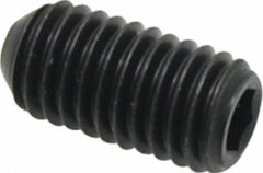 Holo-Krome - 1/2-13 UNC, 1" OAL, Cup Point Set Screw - Grade 8 Alloy Steel, 1/4" Key - Benchmark Tooling