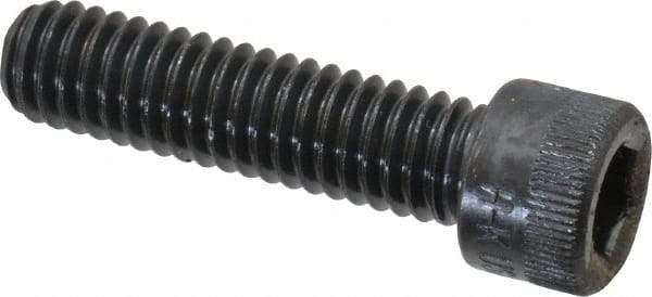 Made in USA - 5/16-18 UNC Hex Socket Drive, Socket Cap Screw - Alloy Steel, Black Oxide Finish, Fully Threaded, 1-1/4" Length Under Head - Benchmark Tooling
