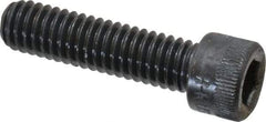Made in USA - 5/16-18 UNC Hex Socket Drive, Socket Cap Screw - Alloy Steel, Black Oxide Finish, Fully Threaded, 1-1/4" Length Under Head - Benchmark Tooling