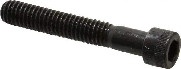 Made in USA - 5/16-18 UNC Hex Socket Drive, Socket Cap Screw - Alloy Steel, Black Oxide Finish, Partially Threaded, 2" Length Under Head - Benchmark Tooling