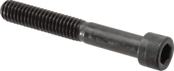 Made in USA - 5/16-18 UNC Hex Socket Drive, Socket Cap Screw - Alloy Steel, Black Oxide Finish, Partially Threaded, 2-1/4" Length Under Head - Benchmark Tooling