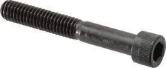 Made in USA - 5/16-18 UNC Hex Socket Drive, Socket Cap Screw - Alloy Steel, Black Oxide Finish, Partially Threaded, 2-1/4" Length Under Head - Benchmark Tooling