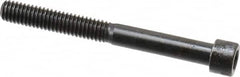 Made in USA - 5/16-18 UNC Hex Socket Drive, Socket Cap Screw - Alloy Steel, Black Oxide Finish, Partially Threaded, 3" Length Under Head - Benchmark Tooling