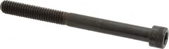 Made in USA - 5/16-18 UNC Hex Socket Drive, Socket Cap Screw - Alloy Steel, Black Oxide Finish, Partially Threaded, 3-1/2" Length Under Head - Benchmark Tooling