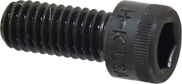 Made in USA - 3/8-16 UNC Hex Socket Drive, Socket Cap Screw - Alloy Steel, Black Oxide Finish, Fully Threaded, 7/8" Length Under Head - Benchmark Tooling