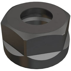 Iscar - Collet Clamping Nut - Series ER40 - Exact Industrial Supply