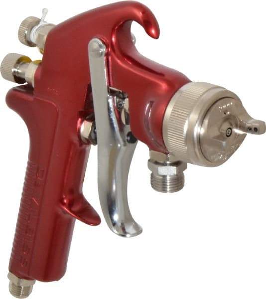 DeVilbiss - Siphon Feed High Volume/Low Pressure Paint Spray Gun - 1 Qt Capacity, 30 Max psi, 16 Max CFM, For Adhesives, Enamels, Epoxies, Lacquers, Latex, Polyurethanes, Primers, Sealers, Stains, Varnishes - Benchmark Tooling