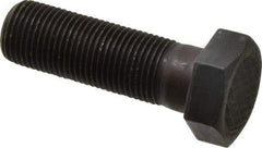 Fairlane - Serrated Tooth, 5/8-18, 2" Shank Length, 1-1/2" Thread Length, Black Oxide Finish, Hex Head, Adjustable Positioning Gripper - 3/4" Pad Diam, 15/16" Hex, 7/16" Head Height, Fine Tooth Grade - Benchmark Tooling