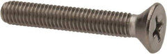 Value Collection - #10-32 UNF, 1-1/4" OAL Phillips Drive Machine Screw - Flat Head, Grade 316 Stainless Steel, Uncoated, Without Washer - Benchmark Tooling