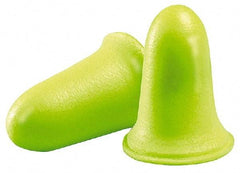 3M - Disposable, Uncorded, 33 dB, Taper Flare Earplugs - Neon Yellow, 200 Pairs - Benchmark Tooling