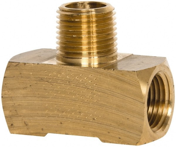 Eaton - 1/2 Male 1/2 Female MNPTF x FNPTF Industrial Pipe Male Branch Tee - Exact Industrial Supply