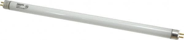 Philips - 8 Watt Fluorescent Tubular Miniature Bi-Pin Lamp - 4,100°K Color Temp, 400 Lumens, T5, 7,500 hr Avg Life - Benchmark Tooling