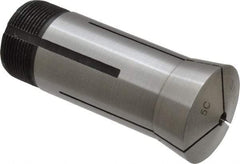 Interstate - 3/16 Inch 5C Round Collet - 3.28" Overall Length, 1.041-24 Internal Thread Size, Steel, 0.0005 Inch TIR - Exact Industrial Supply