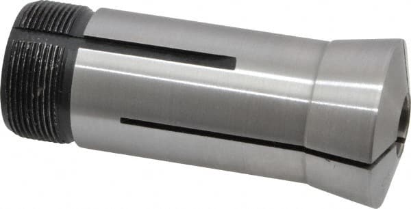 Interstate - 17/32 Inch 5C Round Collet - 3.28" Overall Length, 1.041-24 Internal Thread Size, Steel, 0.0005 Inch TIR - Exact Industrial Supply