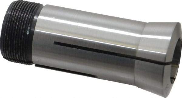 Interstate - 7/8 Inch 5C Round Collet - 3.28" Overall Length, 1.041-24 Internal Thread Size, Steel, 0.0005 Inch TIR - Exact Industrial Supply