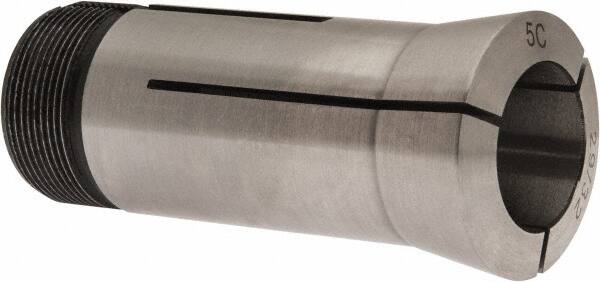 Interstate - 29/32 Inch 5C Round Collet - 3.28" Overall Length, 1.041-24 Internal Thread Size, Steel, 0.0005 Inch TIR - Exact Industrial Supply