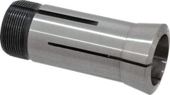 Interstate - 1-1/16 Inch 5C Round Collet - 3.28" Overall Length, 1.041-24 Internal Thread Size, Steel, 0.0005 Inch TIR - Exact Industrial Supply