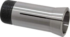 Interstate - 1-1/8 Inch 5C Round Collet - 3.28" Overall Length, 1.041-24 Internal Thread Size, Steel, 0.0005 Inch TIR - Exact Industrial Supply