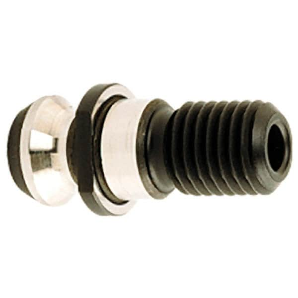 Iscar - BT50 Taper, M24x3 Thread, 45° Angle Radius, Standard Retention Knob - 2.5669" OAL, 1.1417" Knob Diam, 1" from Knob to Flange, 0.315" Coolant Hole, Through Coolant - Exact Industrial Supply