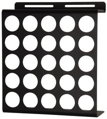 Big Bear Enterprises - 25 Hole NC/CNC Collet Storage Rack - Benchmark Tooling