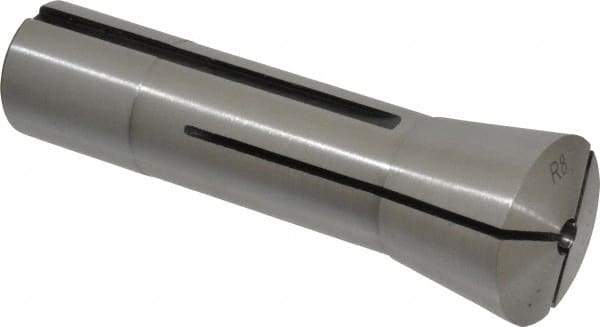 Interstate - 7/32 Inch Steel R8 Collet - 7/16-20 Drawbar Thread, 0.0007 Inch TIR - Exact Industrial Supply