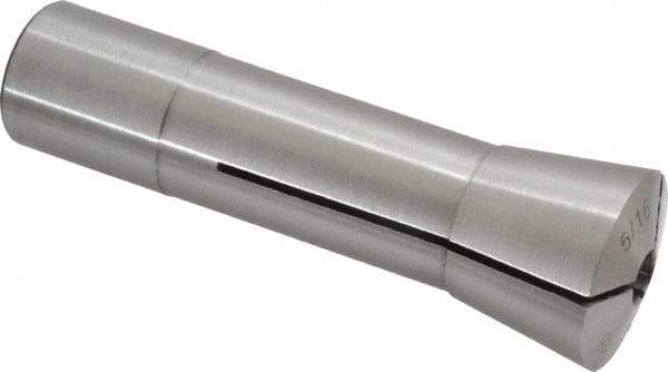 Interstate - 5/16 Inch Steel R8 Collet - 7/16-20 Drawbar Thread, 0.0007 Inch TIR - Exact Industrial Supply