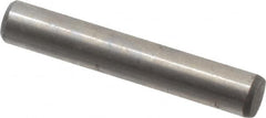 Value Collection - 1/8" Diam x 3/4" Pin Length Alloy Steel Oversized Dowel Pin - C 50-58 Hardness, 3,200 Lb Breaking Strength, 1 Beveled & 1 Rounded End - Benchmark Tooling