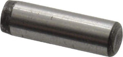 Value Collection - 3/16" Diam x 5/8" Pin Length Alloy Steel Oversized Dowel Pin - C 50-58 Hardness, 7,200 Lb Breaking Strength, 1 Beveled & 1 Rounded End - Benchmark Tooling