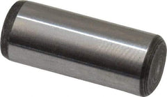 Value Collection - 1/4" Diam x 5/8" Pin Length Alloy Steel Oversized Dowel Pin - C 50-58 Hardness, 12,800 Lb Breaking Strength, 1 Beveled & 1 Rounded End - Benchmark Tooling