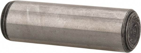 Value Collection - 5/16" Diam x 1" Pin Length Alloy Steel Oversized Dowel Pin - C 50-58 Hardness, 20,000 Lb Breaking Strength, 1 Beveled & 1 Rounded End - Benchmark Tooling