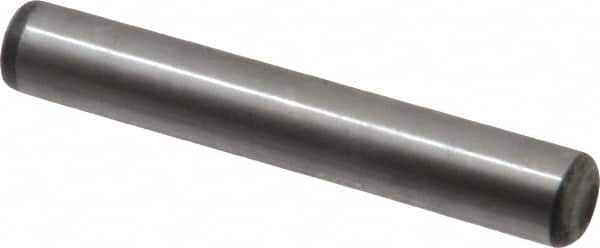 Value Collection - 5/16" Diam x 2" Pin Length Alloy Steel Oversized Dowel Pin - C 50-58 Hardness, 20,000 Lb Breaking Strength, 1 Beveled & 1 Rounded End - Benchmark Tooling