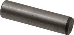 Value Collection - 1/2" Diam x 2" Pin Length Alloy Steel Oversized Dowel Pin - C 50-58 Hardness, 51,000 Lb Breaking Strength, 1 Beveled & 1 Rounded End - Benchmark Tooling