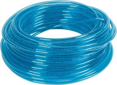 Coilhose Pneumatics - 0.16" ID x 1/4" OD, 100' Long, Polyurethane Tube - Trans Blue, 148 Max psi, -60 to 200°F - Benchmark Tooling