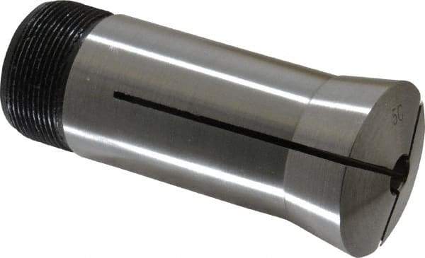 Interstate - 8 mm 5C Round Collet - 1.047-24 Internal Thread Size, Steel - Exact Industrial Supply
