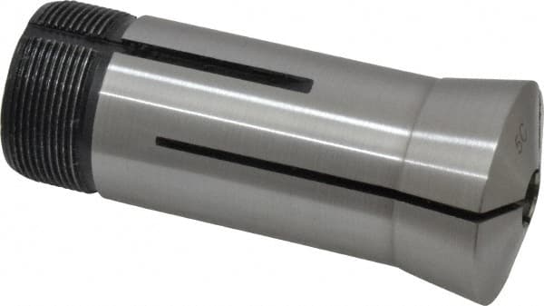 Interstate - 9 mm 5C Round Collet - 1.047-24 Internal Thread Size, Steel - Exact Industrial Supply