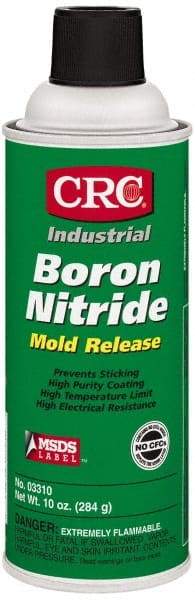 CRC - 16 Ounce Aerosol Can, White, General Purpose Mold Release - Boron Nitride Composition - Benchmark Tooling