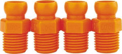 Loc-Line - 4 Piece, 1/4" Hose ID, Male to Female Coolant Hose Connector - 1/4" NPT, For Loc-Line Modular Hose Systems - Benchmark Tooling