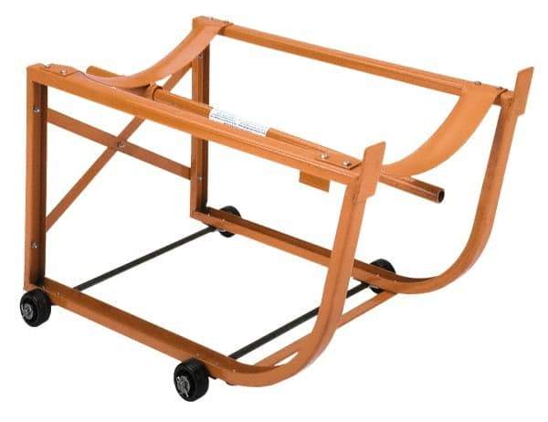 Wesco Industrial Products - 600 Lb Load Capacity, Tilting Drum Cradle - 19-1/2" Wide x 15" High - Benchmark Tooling