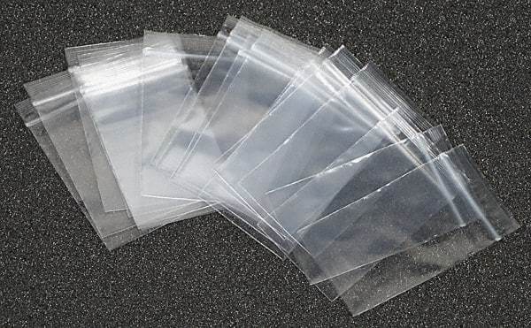 Value Collection - 2 x 3", 2 mil Self-Seal Polybags - Regular-Duty with White Marking Block - Benchmark Tooling