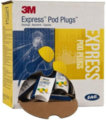 3M - Disposable, Uncorded, 25 dB Earplugs - Yellow, 100 Pairs - Benchmark Tooling