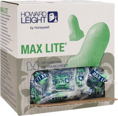 Howard Leight - Disposable, Uncorded, 30 dB, Contoured and T Shape Earplugs - Green, 200 Pairs - Benchmark Tooling