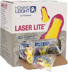 Howard Leight - Disposable, Corded, 32 dB, T Shape Earplugs - Magenta and Yellow, 100 Pairs - Benchmark Tooling