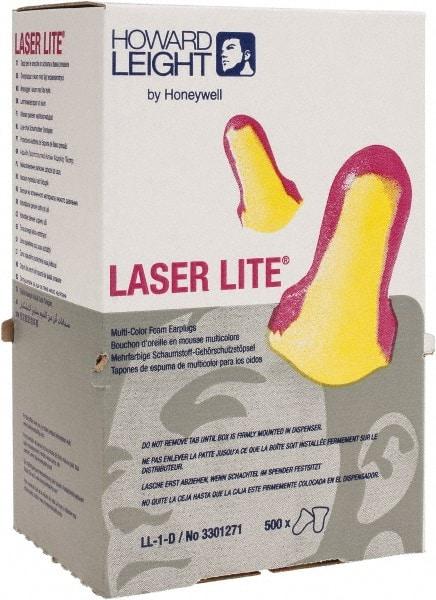 Howard Leight - Disposable Earplug Refill with 32 dB Earplugs - Magenta & Yellow Earplugs, 500 Pairs - Benchmark Tooling