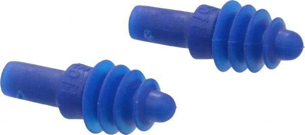 Howard Leight - Reusable, Uncorded, 27 dB, Flange Earplugs - Blue, 100 Pairs - Benchmark Tooling