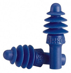 Howard Leight - Reusable, Uncorded, 27 dB, Flange Earplugs - Blue, 50 Pairs - Benchmark Tooling