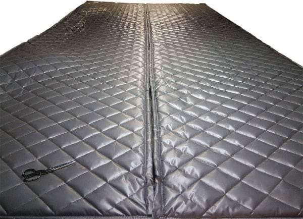 Singer Safety - 8' Long x 48" Wide, Fiberglass Panel - ASTM E-84 Specification, Metallic Gray - Benchmark Tooling