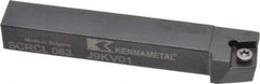 Kennametal - SCRC, Left Hand Cut, 15° Lead Angle, 1/2" Shank Height x 1/2" Shank Width, Neutral Rake Indexable Turning Toolholder - 3-1/2" OAL, CC..32.5. Insert Compatibility, Series Screw-On - Benchmark Tooling