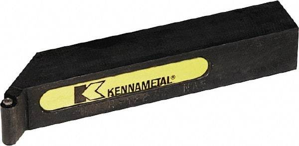 Kennametal - SRGC, Right Hand Cut, 25mm Shank Height x 25mm Shank Width, Neutral Rake Indexable Turning Toolholder - 150mm OAL, RC..0802M0 Insert Compatibility, Series Screw-On - Benchmark Tooling